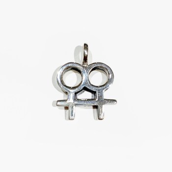 Hängsmycke - Kvinnotecken Dubbelt